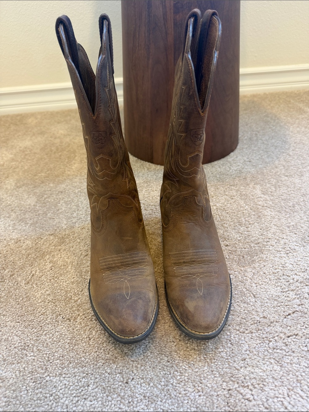 Women’s ARIAT Brown Western Leather Cowboy Boots